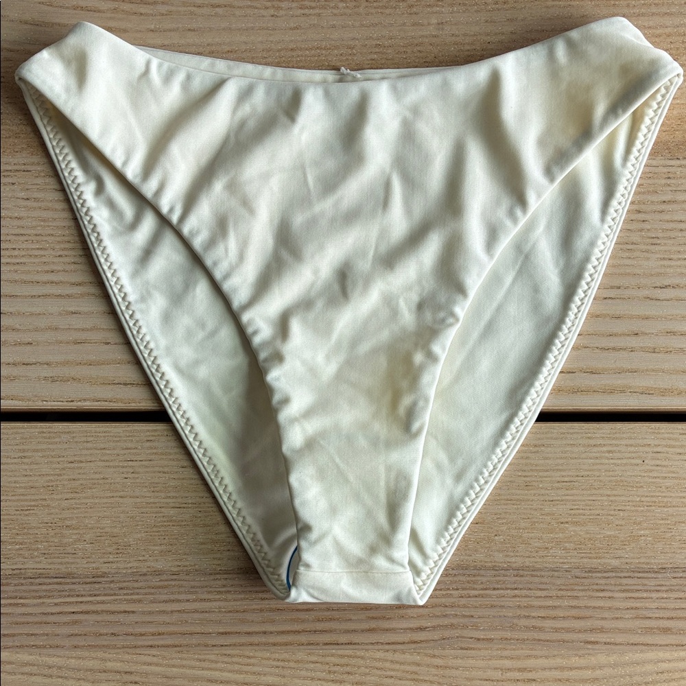 Tularosa Cream Bikini Bottom